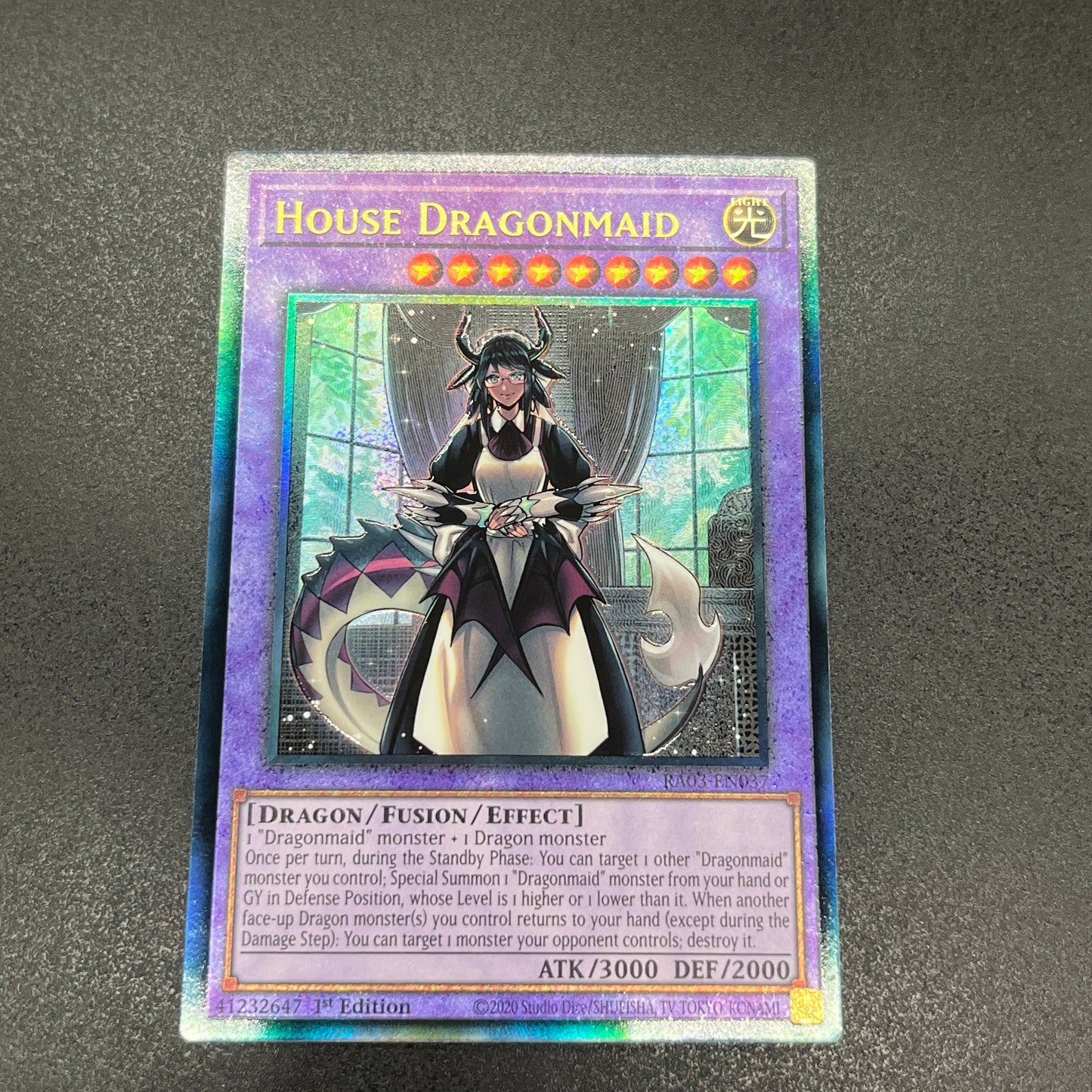 遊戯王 ドラゴンメイド・ハスキー/レリーフ/英語/1st/EU