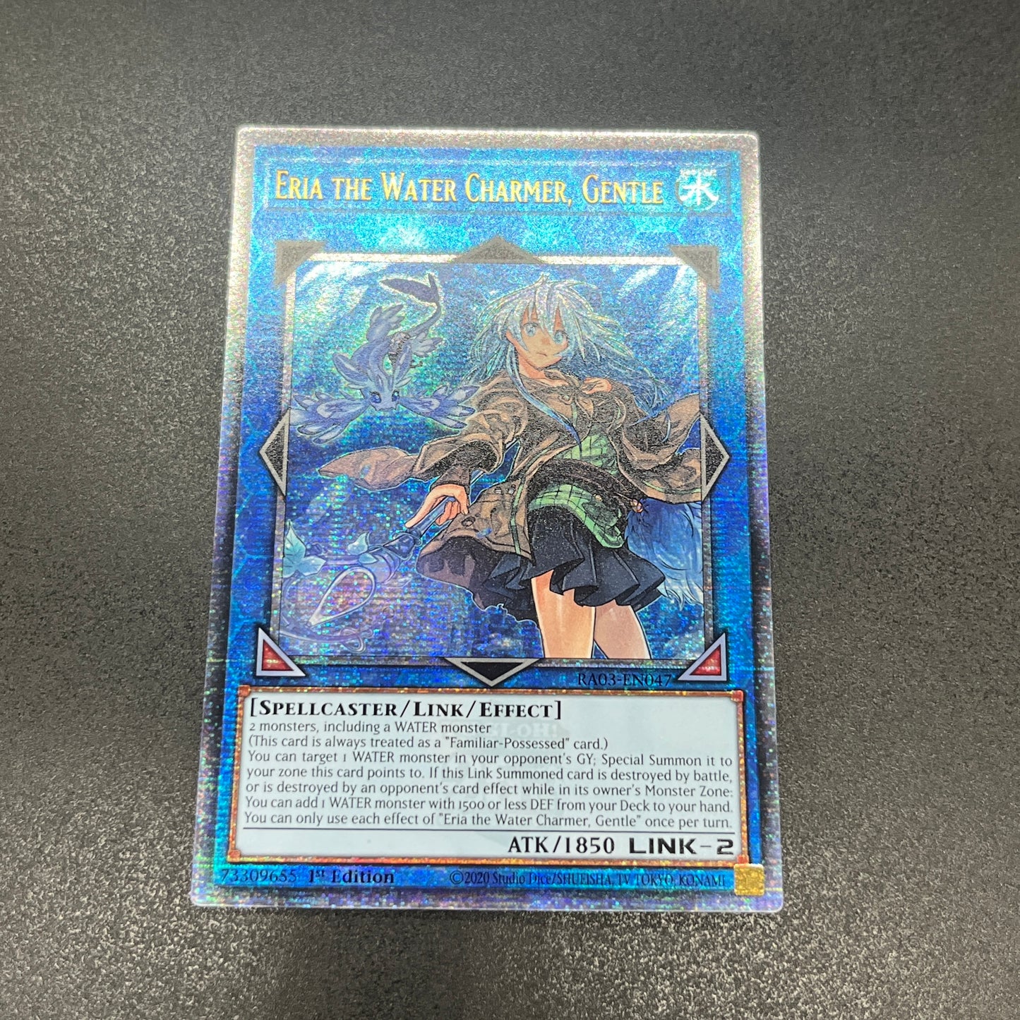 遊戯王 清冽の水霊使いエリア/クオシク/英語/1st/EU