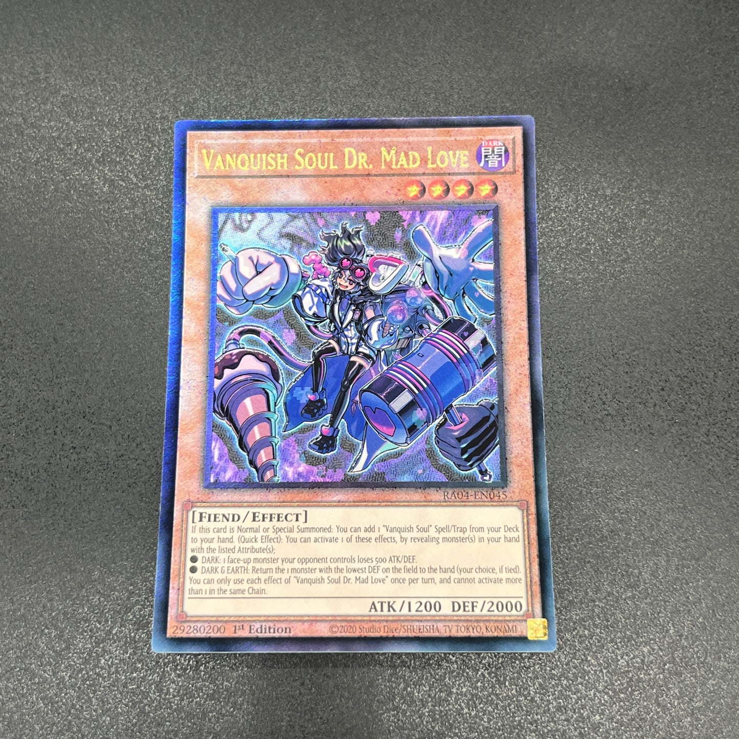 遊戯王 VS Dr.マッドラヴ/レリーフ/英語/1st/EU