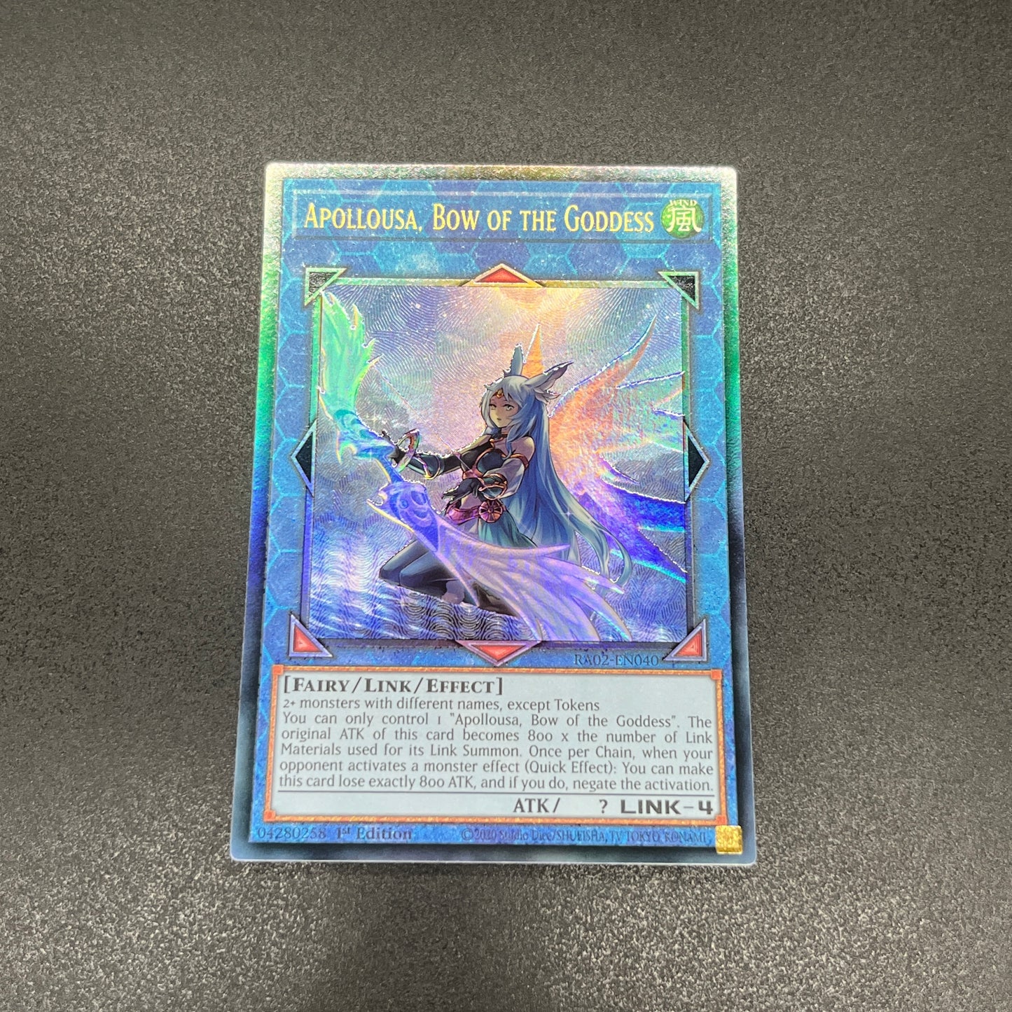 遊戯王 召命の神弓-アポロウーサ/レリーフ/英語/1st/EU