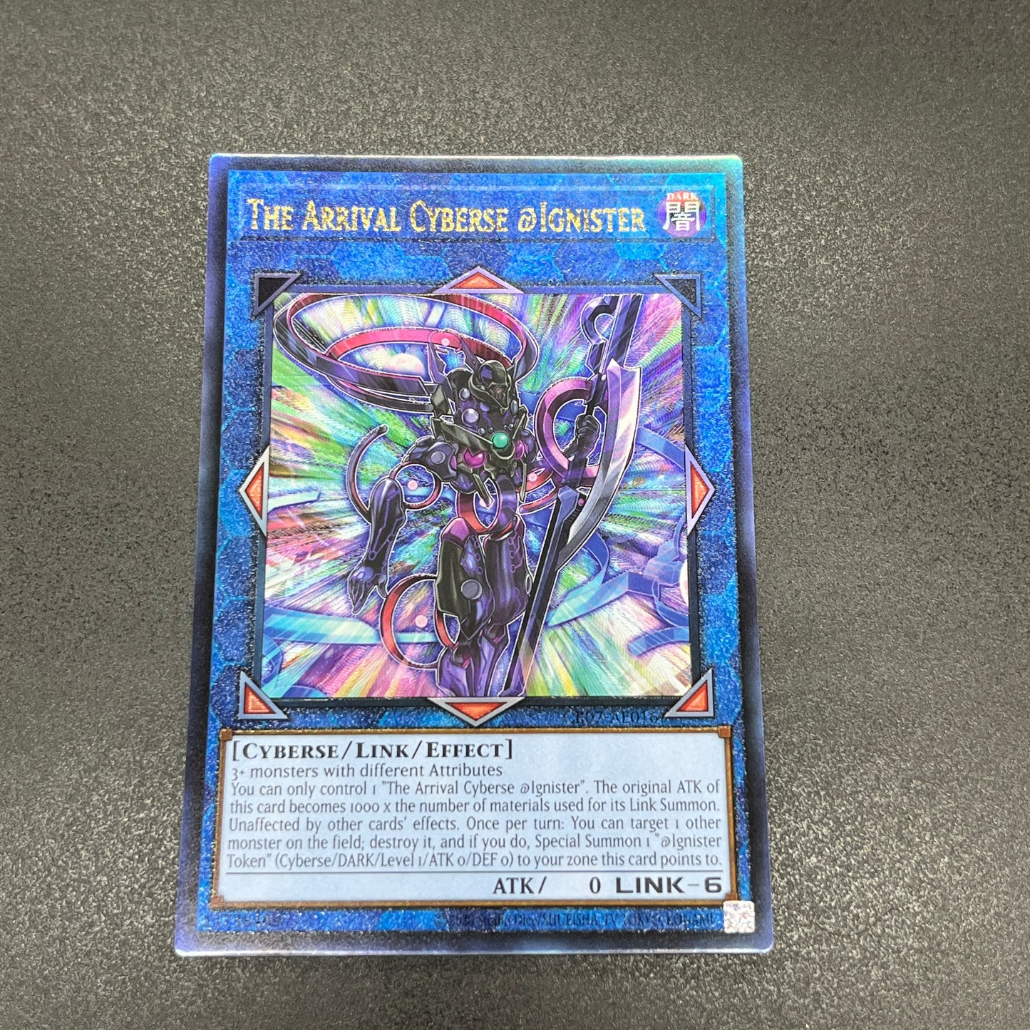 遊戯王 ジ・アライバル・サイバース@イグニスター/レリーフ/英語/泰亜版