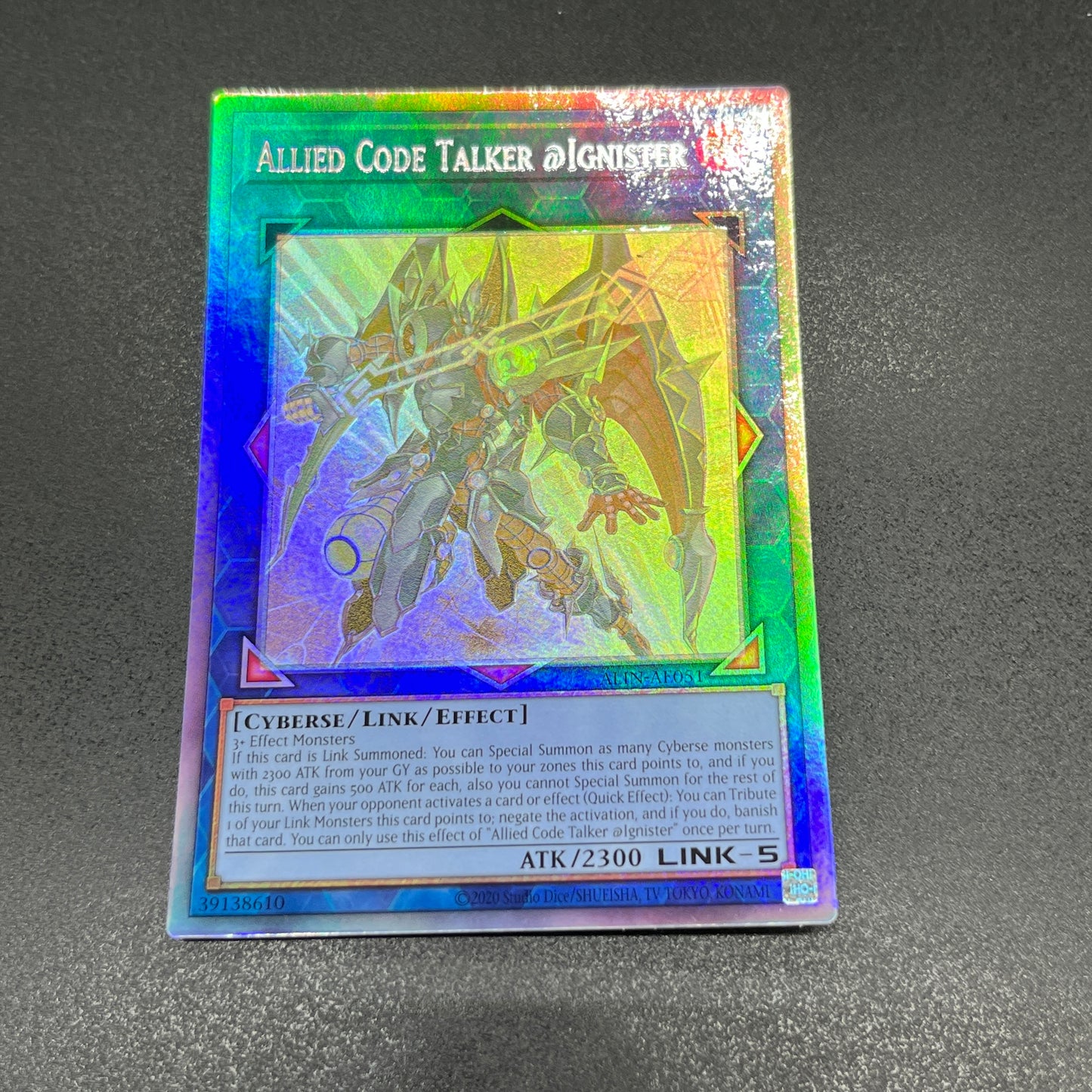 遊戯王 アコード・トーカー@イグニスター/ホログラフィック/英語/泰亜版