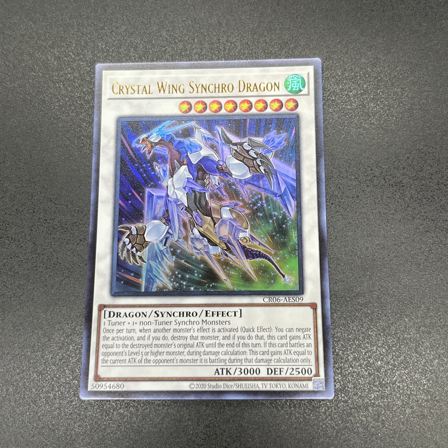 遊戯王 クリスタルウィング・シンクロ・ドラゴン/ウルトラ/英語/泰亜版