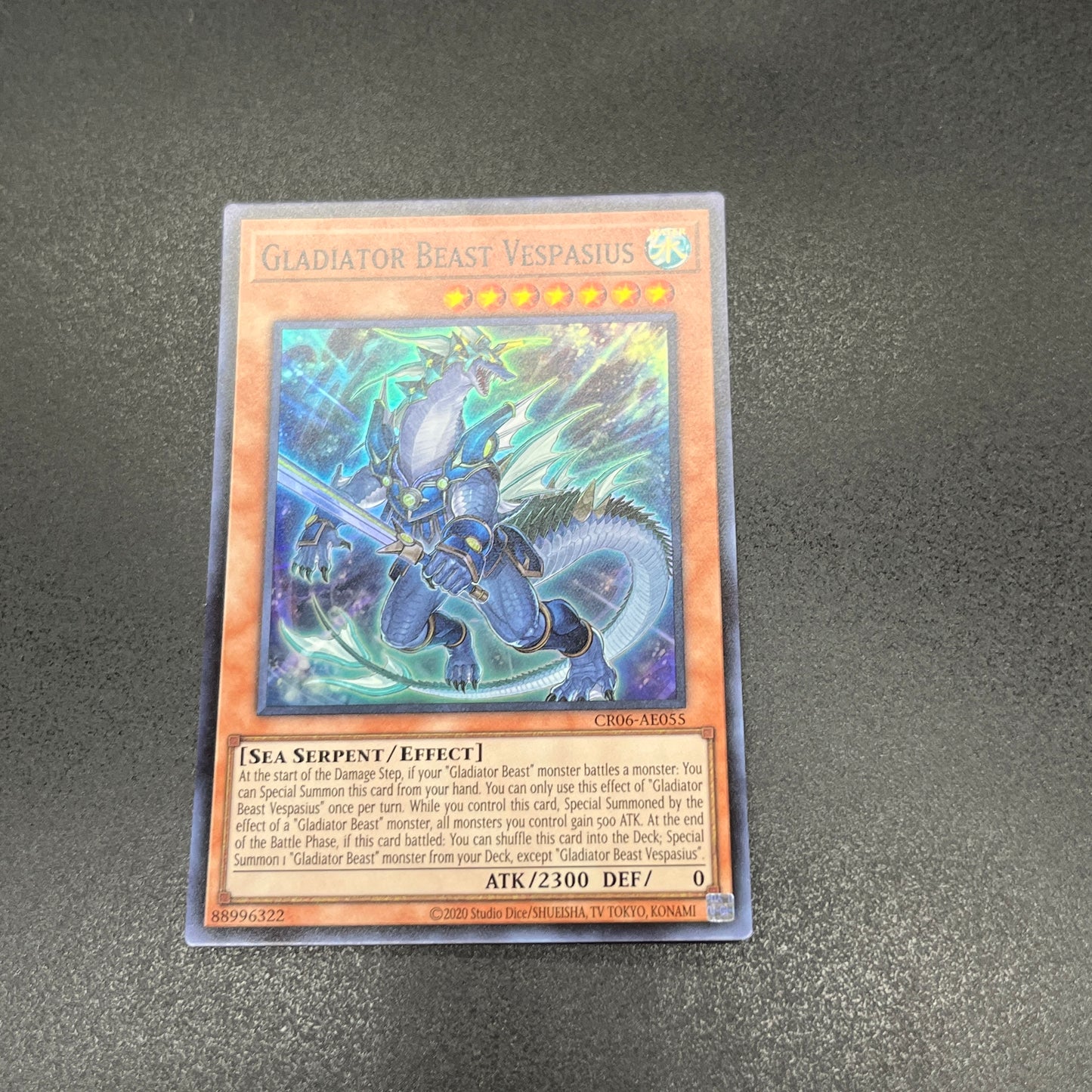 遊戯王 剣闘獣ウェスパシアス/スーパー/英語/泰亜版