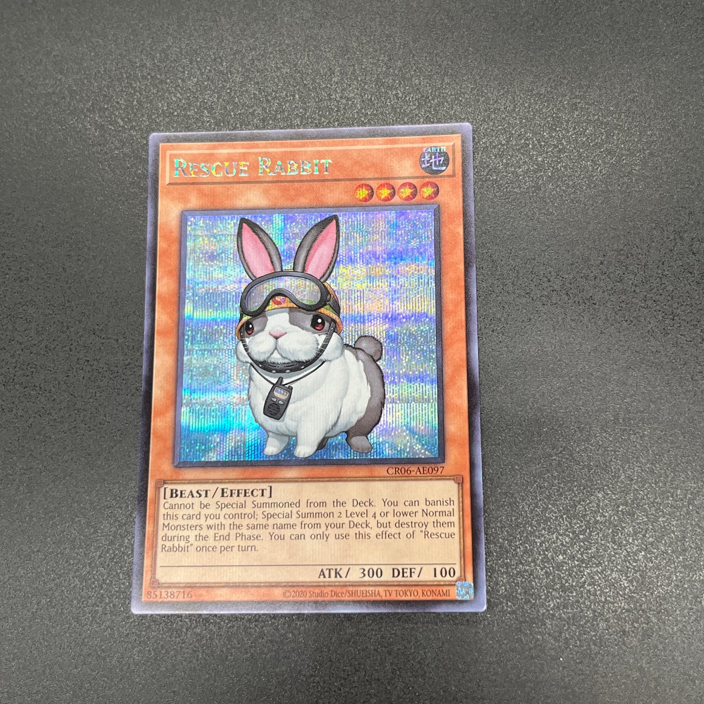 遊戯王 レスキューラビット/シークレット/英語/泰亜版