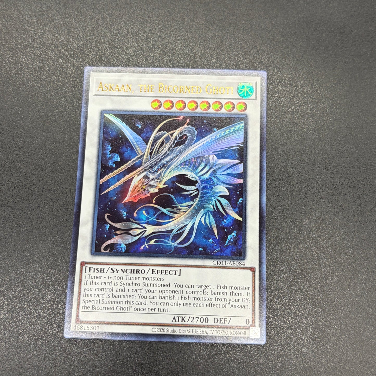 遊戯王 ゴーティスの双角アスカーン/ウルトラ/英語/泰亜版