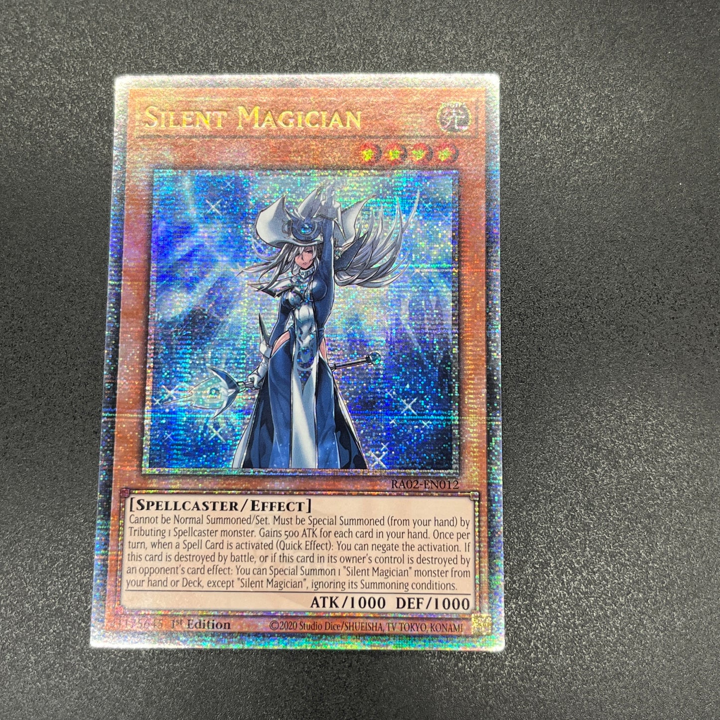 遊戯王 沈黙の魔術師-サイレント・マジシャン/クオシク/英語/1st/EU版