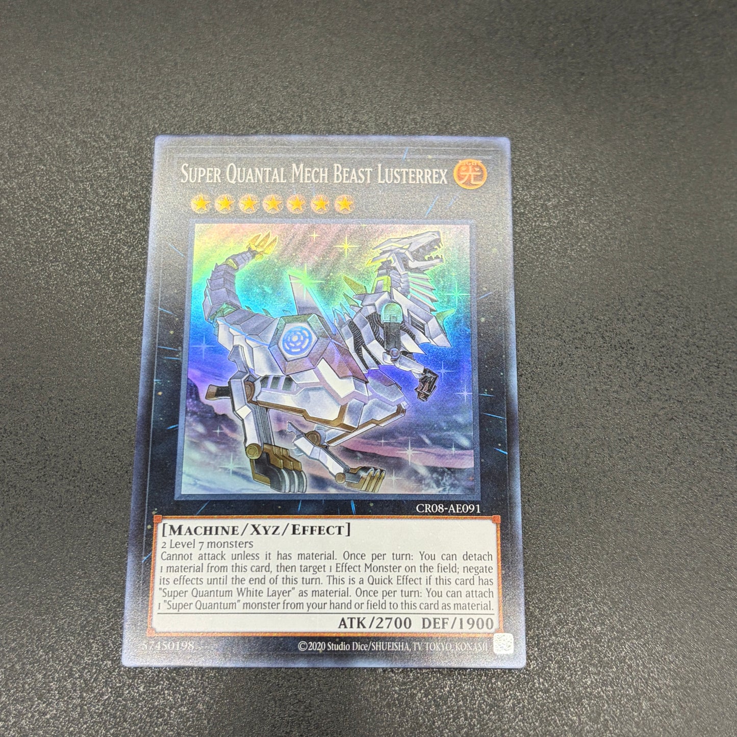 遊戯王 超量機獣ラスターレックス/スーパー/英語/泰亜版