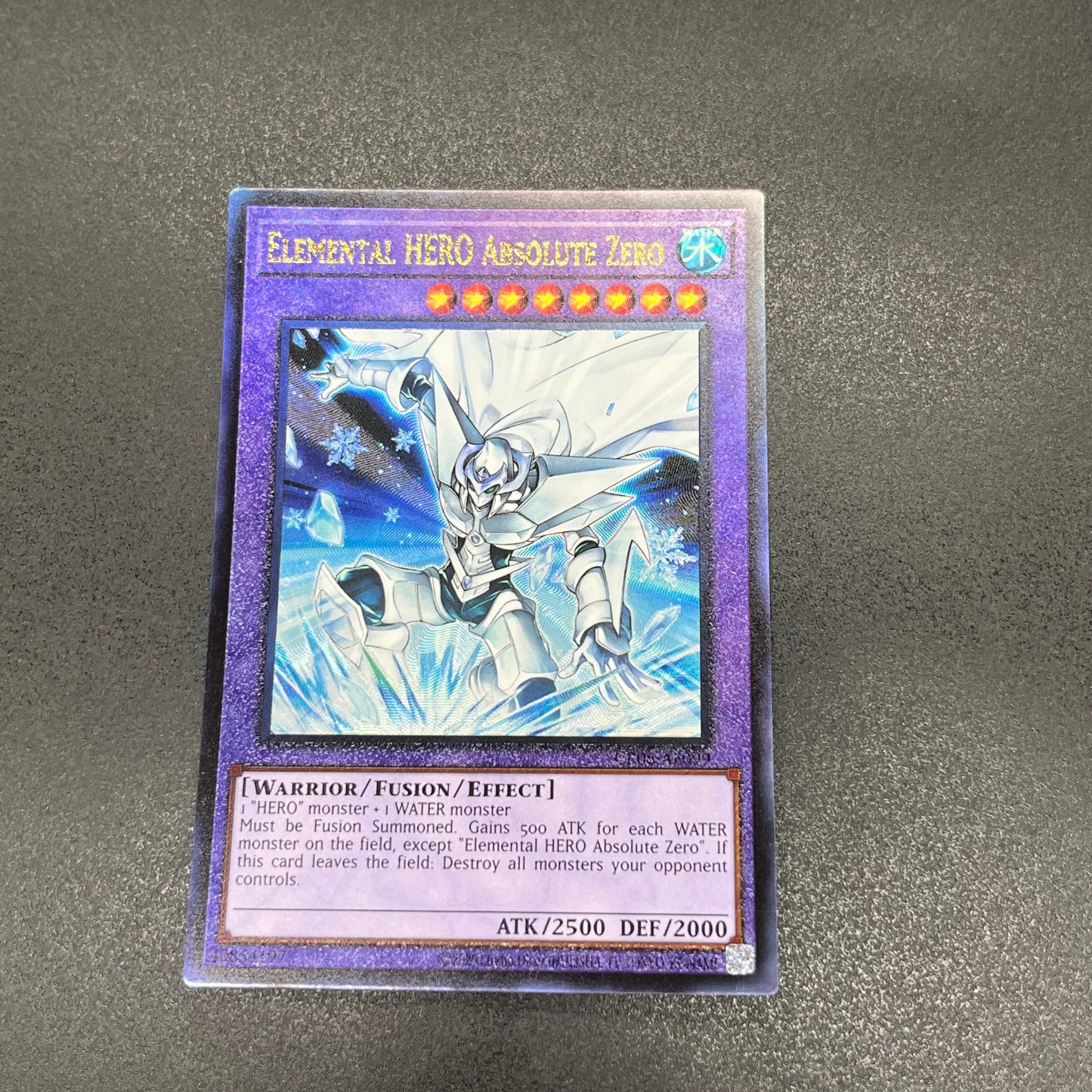 遊戯王 E・HERO アブソルートZero/レリーフ/英語/泰亜版