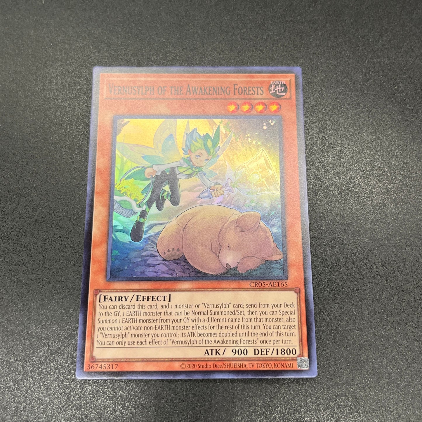 遊戯王 森と目覚の春化精/スーパー/英語/泰亜版