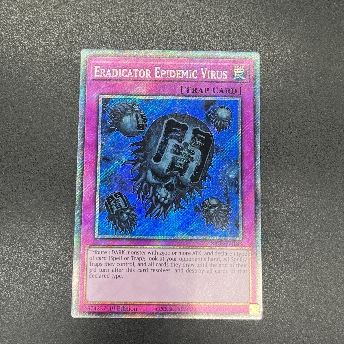 遊戯王 闇のデッキ破壊ウイルス/プラチナ/英語/1st/EU