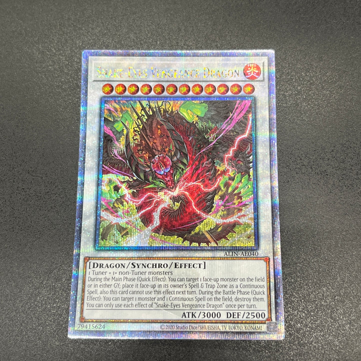 遊戯王 蛇眼の断罪龍/クオシク/英語/泰亜版