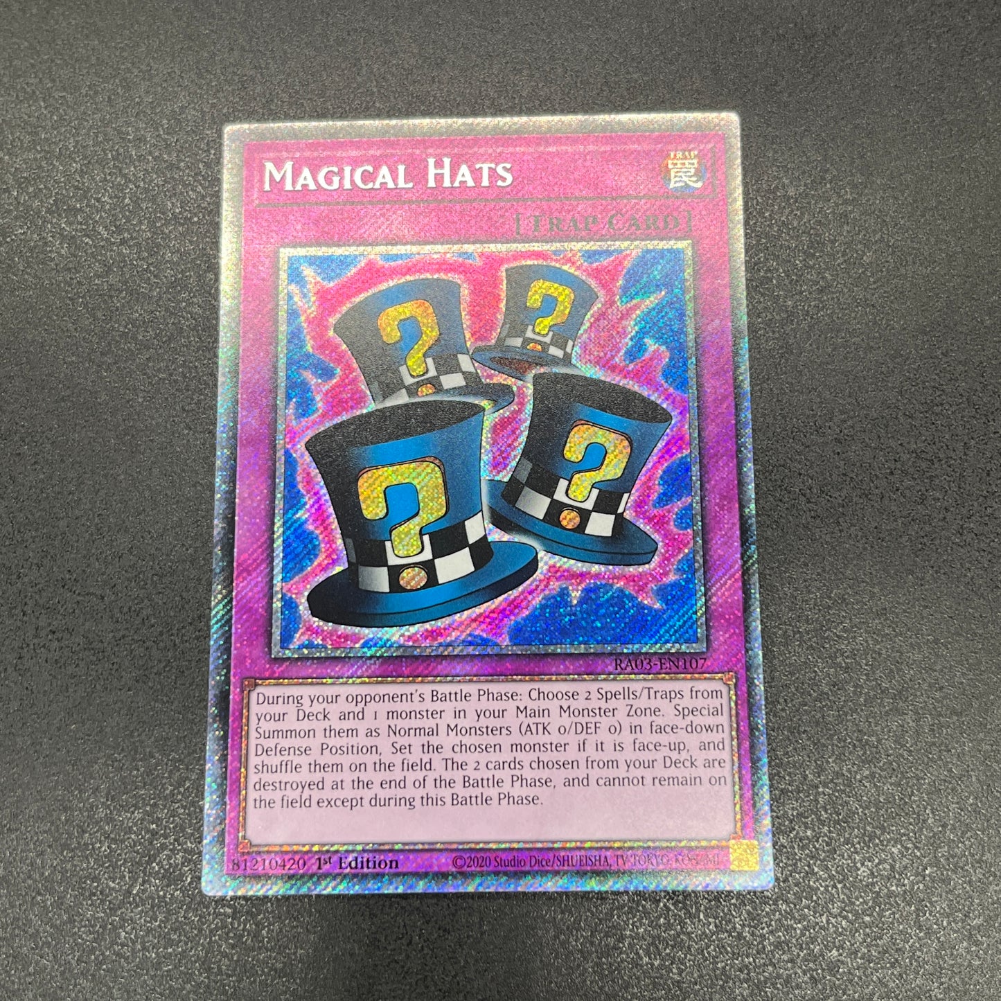 遊戯王 マジカルシルクハット/プラチナ/英語/1st/EU