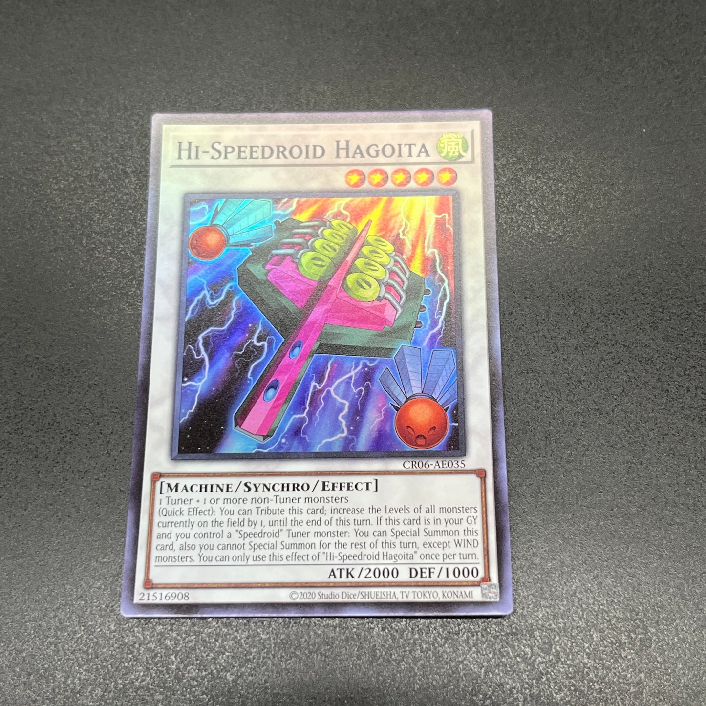 遊戯王 HSRマッハゴー・イータ/スーパー/英語/泰亜版