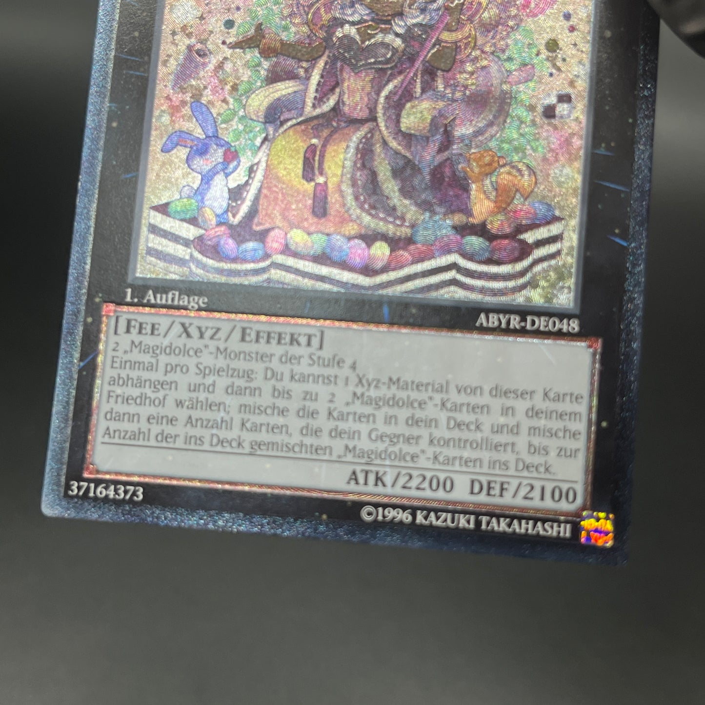 遊戯王 クイーンマドルチェ・ティアラミス/レリーフ/ドイツ/1st/EU版