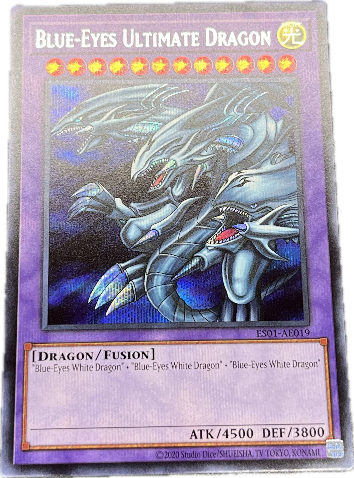 遊戯王 青眼の究極竜/シークレット/英語/泰亜版