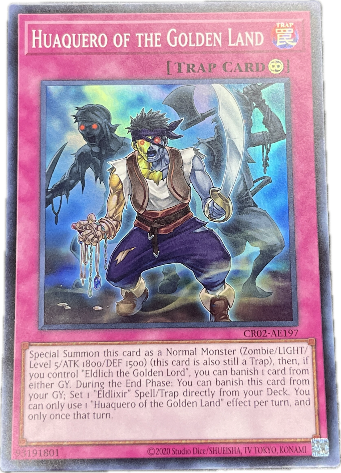 遊戯王 黄金郷のワッケーロ/スーパー/英語/泰亜版