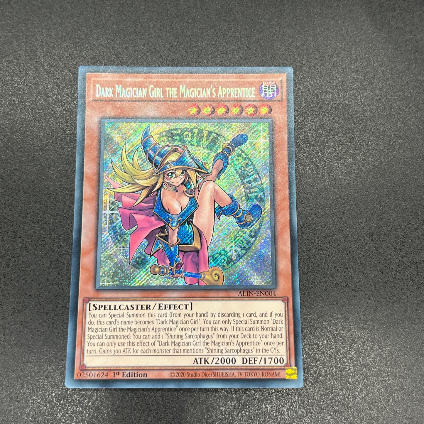 遊戯王 魔術師の弟子-ブラック・マジシャン・ガール/シークレット/英語/1st/EU