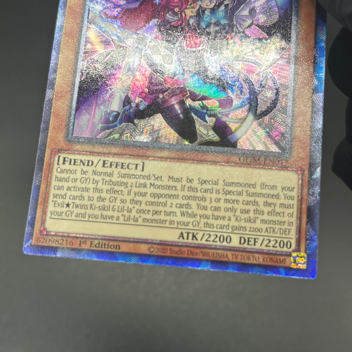 遊戯王 Evil★Twins キスキル・リィラ/コレクターズ/英語/1st/EU版