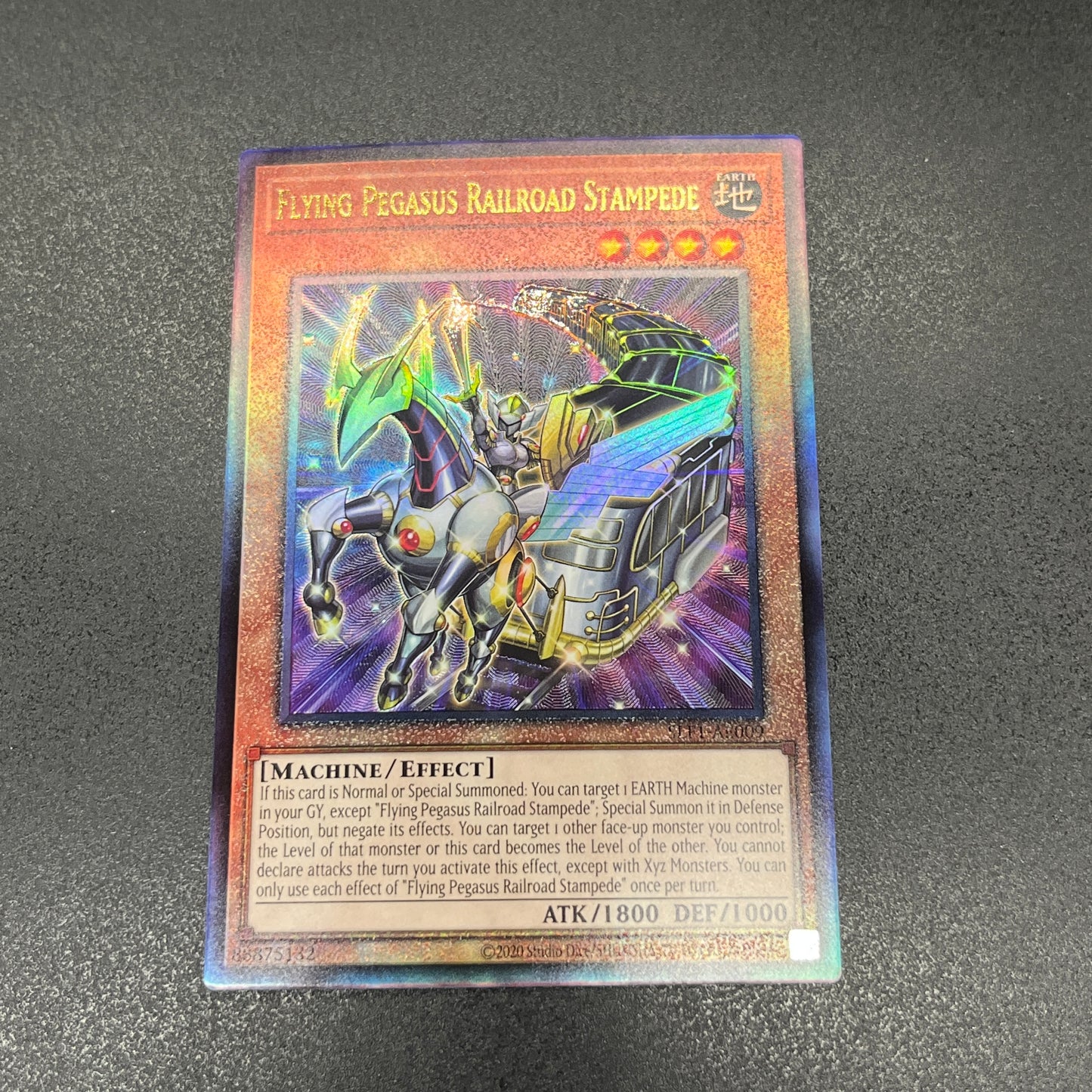 遊戯王 爆走軌道フライング・ペガサス/レリーフ/英語/泰亜版