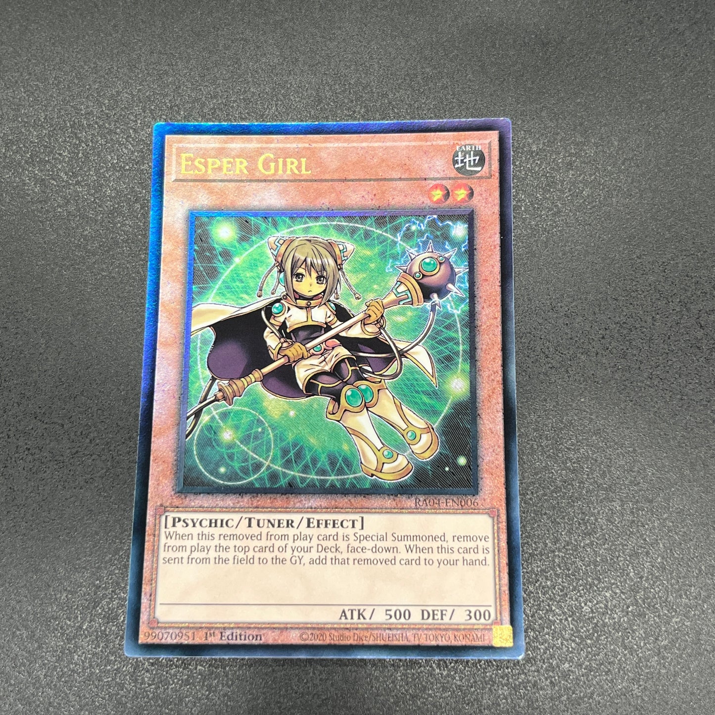 遊戯王 サイ・ガール/レリーフ/英語/1st/EU