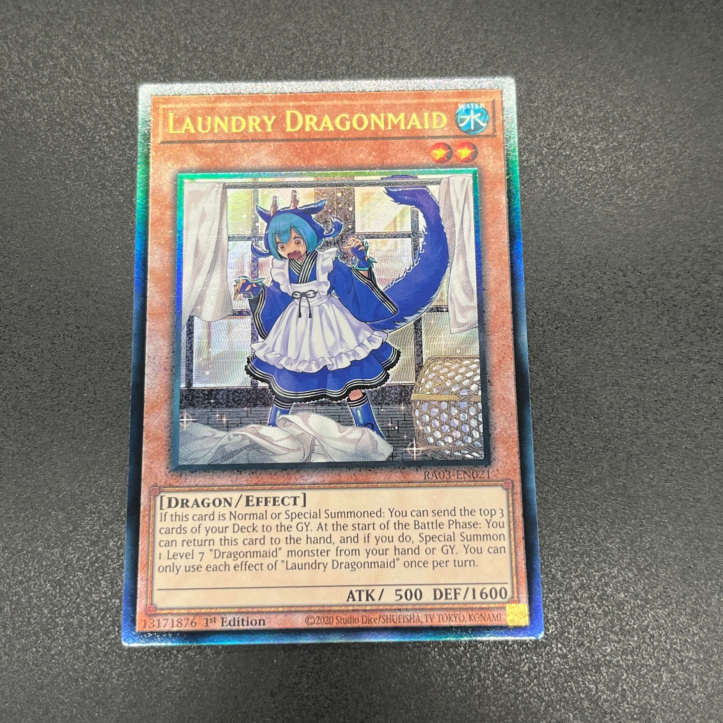 遊戯王 ドラゴンメイド・ラドリー/レリーフ/英語/1st/EU