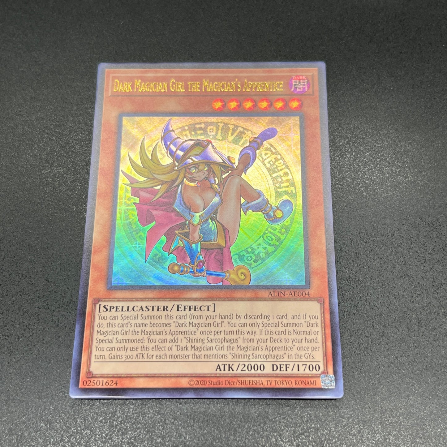 遊戯王 魔術師の弟子-ブラック・マジシャン・ガール/ウルトラ/英語/泰亜版