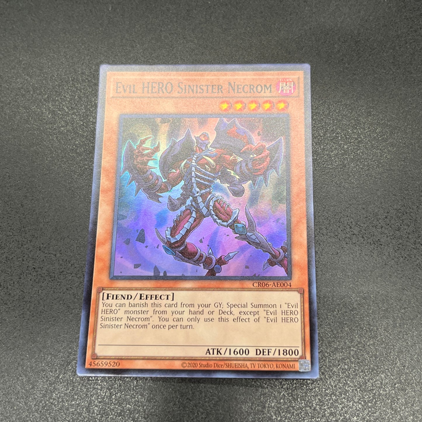 遊戯王 E-HERO シニスター・ネクロム/スーパー/英語/泰亜版