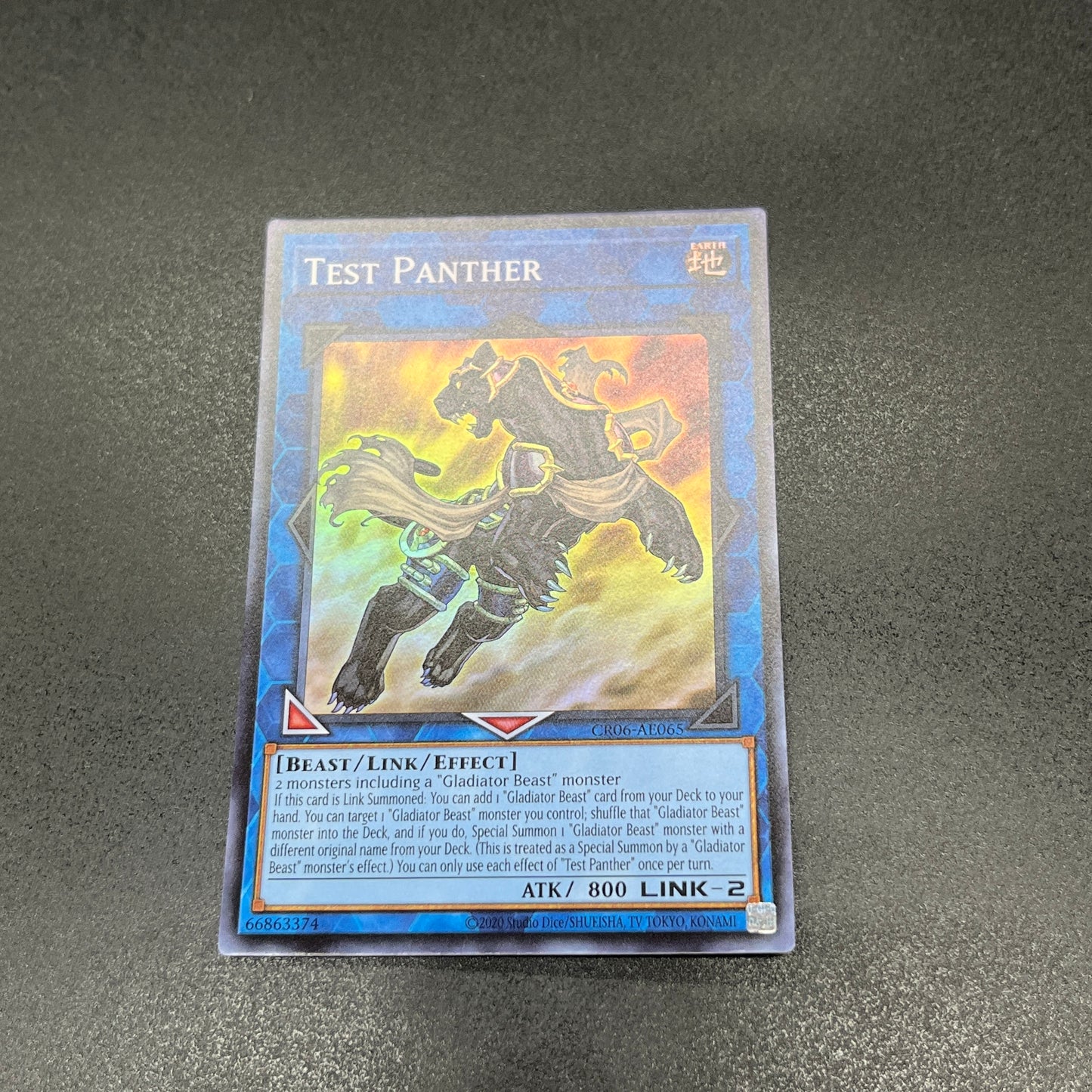 遊戯王 スレイブパンサー/スーパー/英語/泰亜版