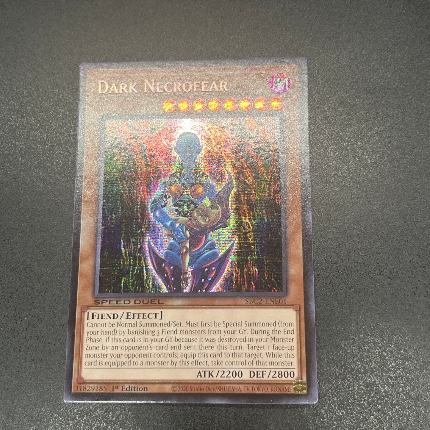 遊戯王 ダーク・ネクロフィア/シークレット/英語/1st