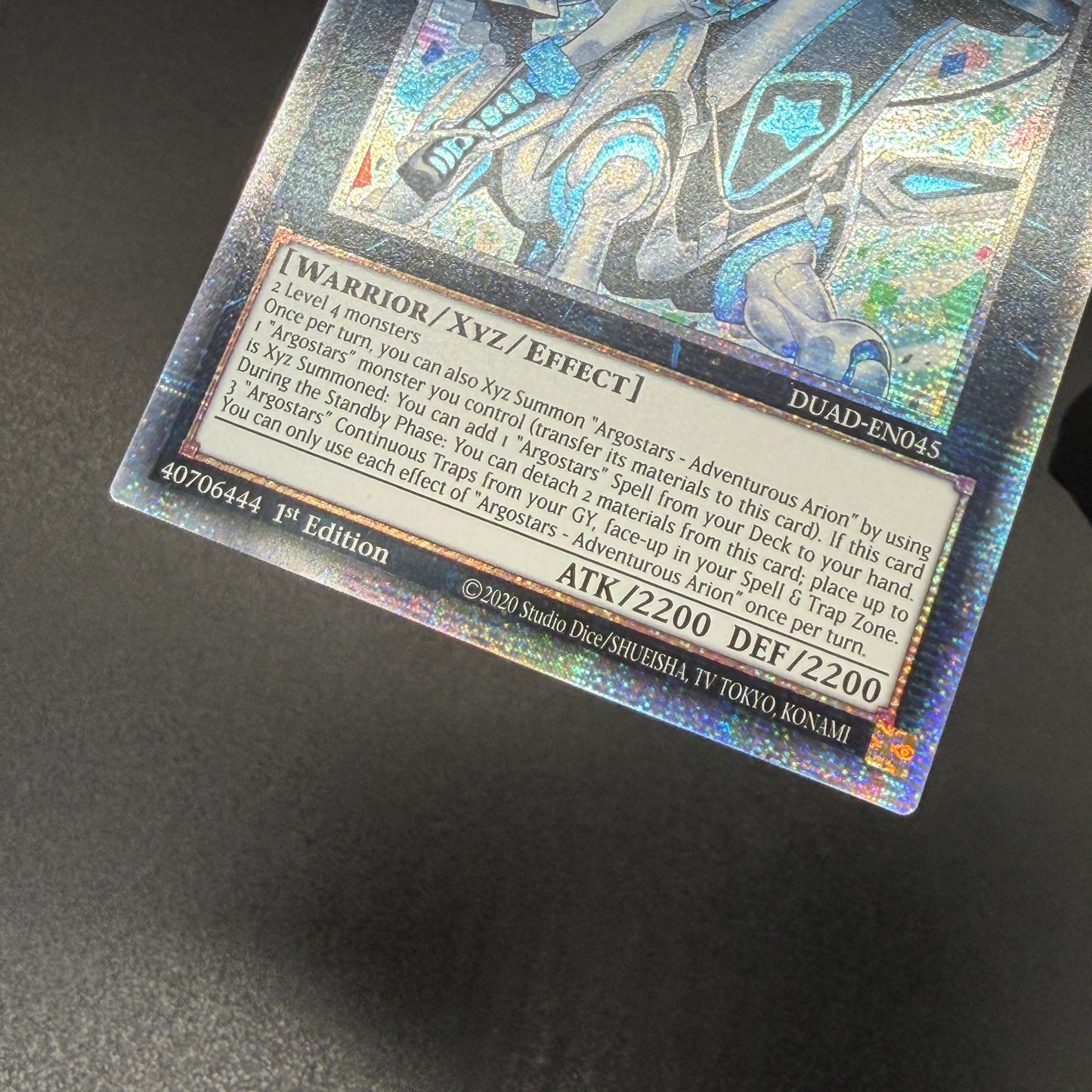 遊戯王 ARG☆S-勇駿のアリオン/スターライト/英語/1st/EU版