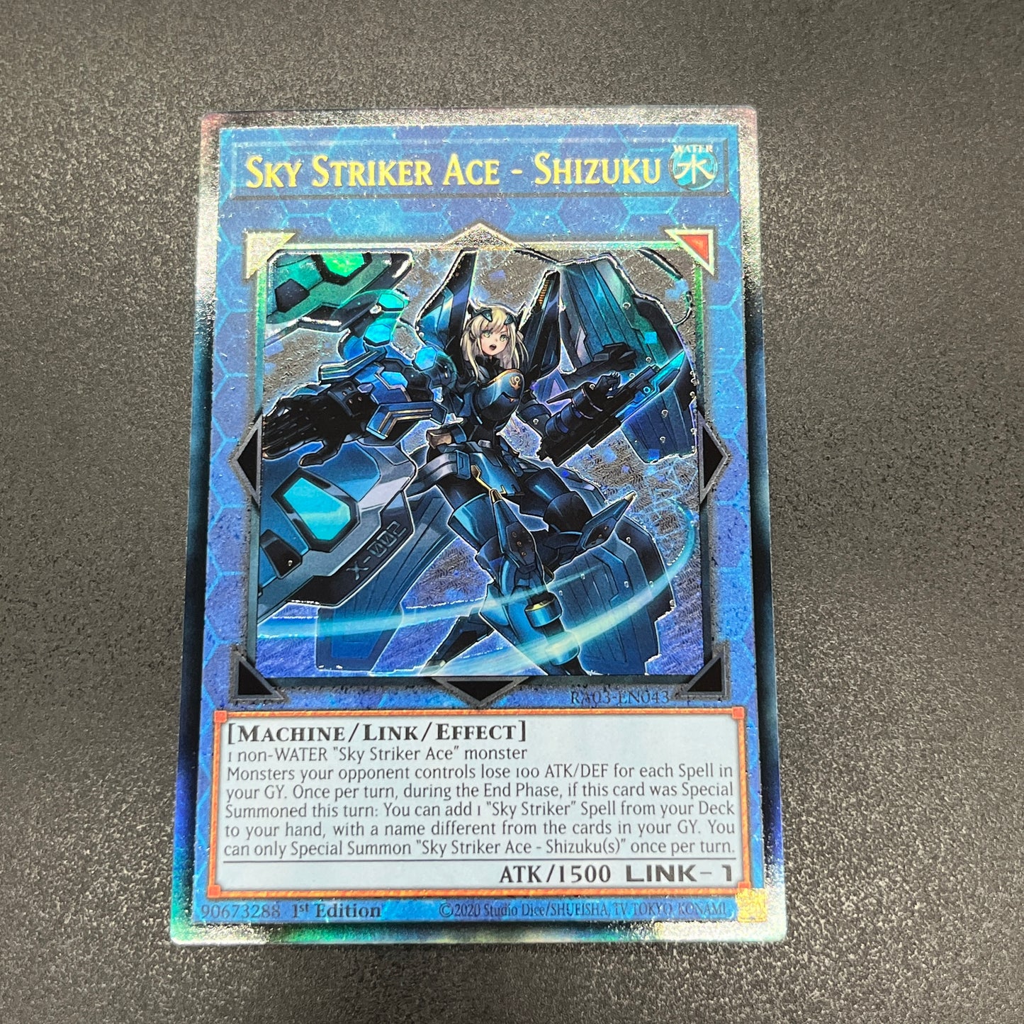 遊戯王 閃刀姫-シズク/レリーフ/英語/1st/EU