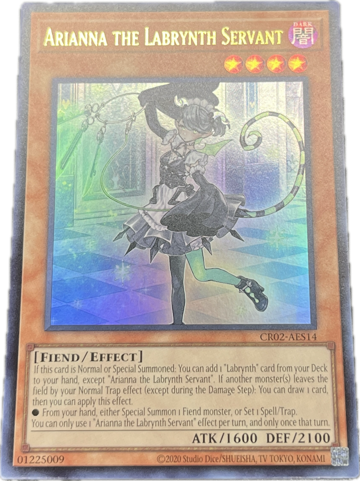 遊戯王 白銀の城の召使い アリアンナ/ウルトラ/英語/泰亜版