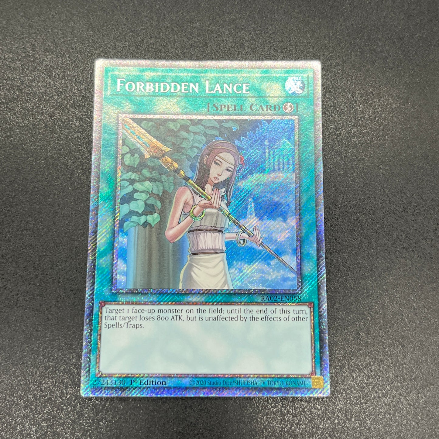 遊戯王 禁じられた聖槍/プラチナ/英語/1st/EU版