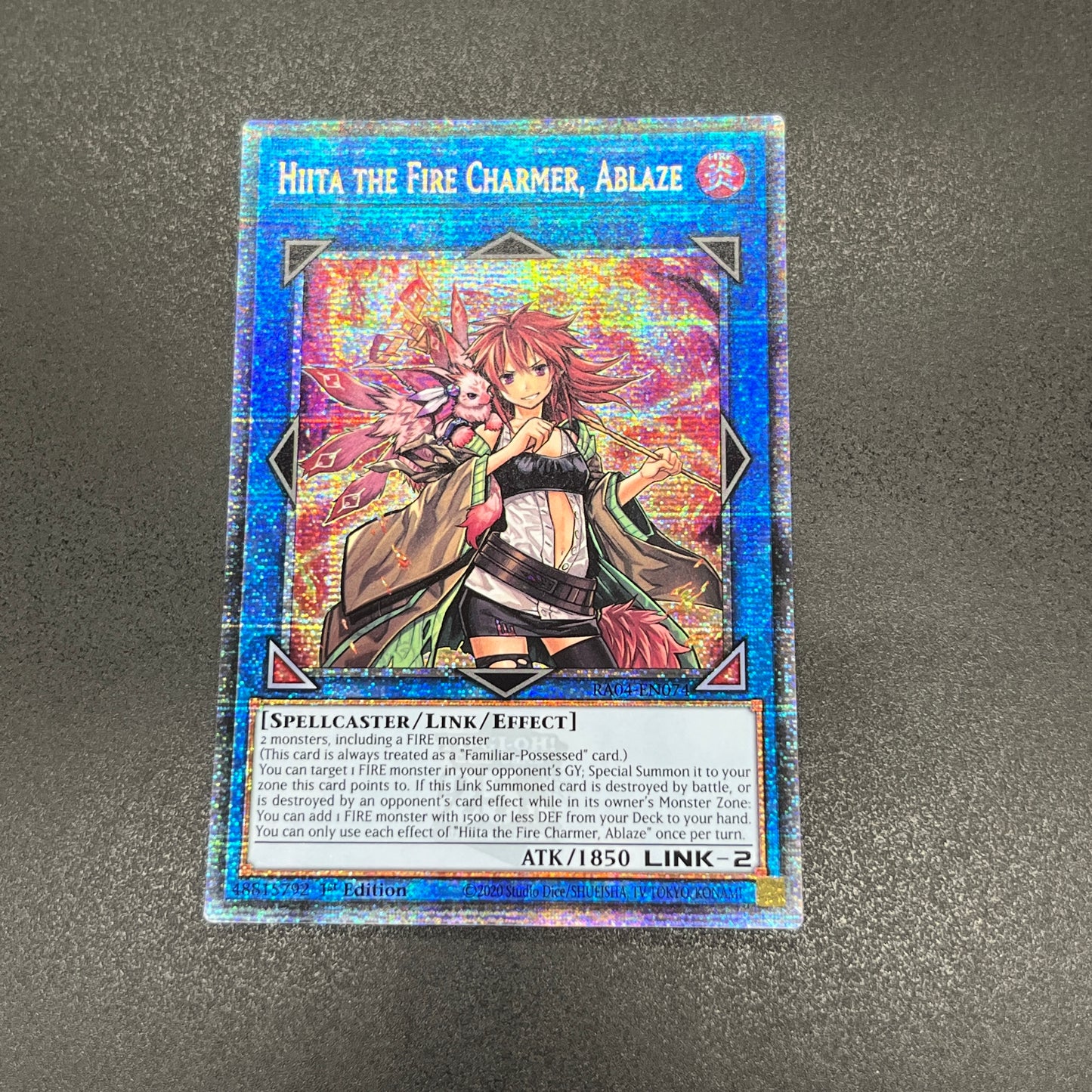 遊戯王 灼熱の火霊使いヒータ/クオシク/英語/1st/EU