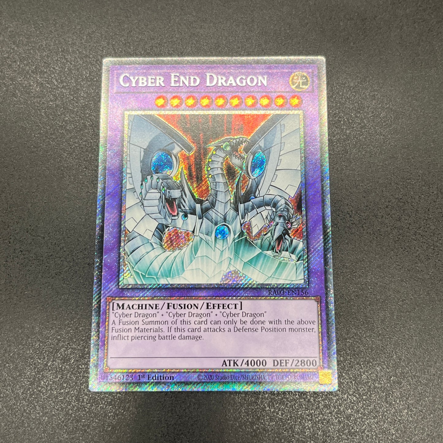 遊戯王 サイバー・エンド・ドラゴン/プラチナ/英語/1st/EU