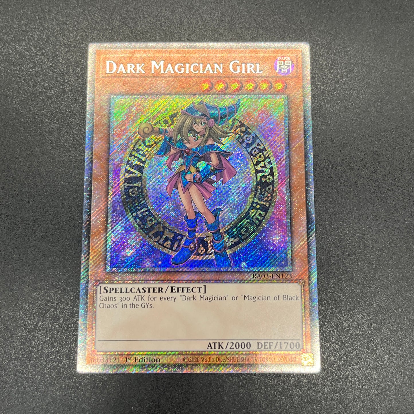 遊戯王 ブラック・マジシャン・ガール/プラチナ/英語/1st/EU