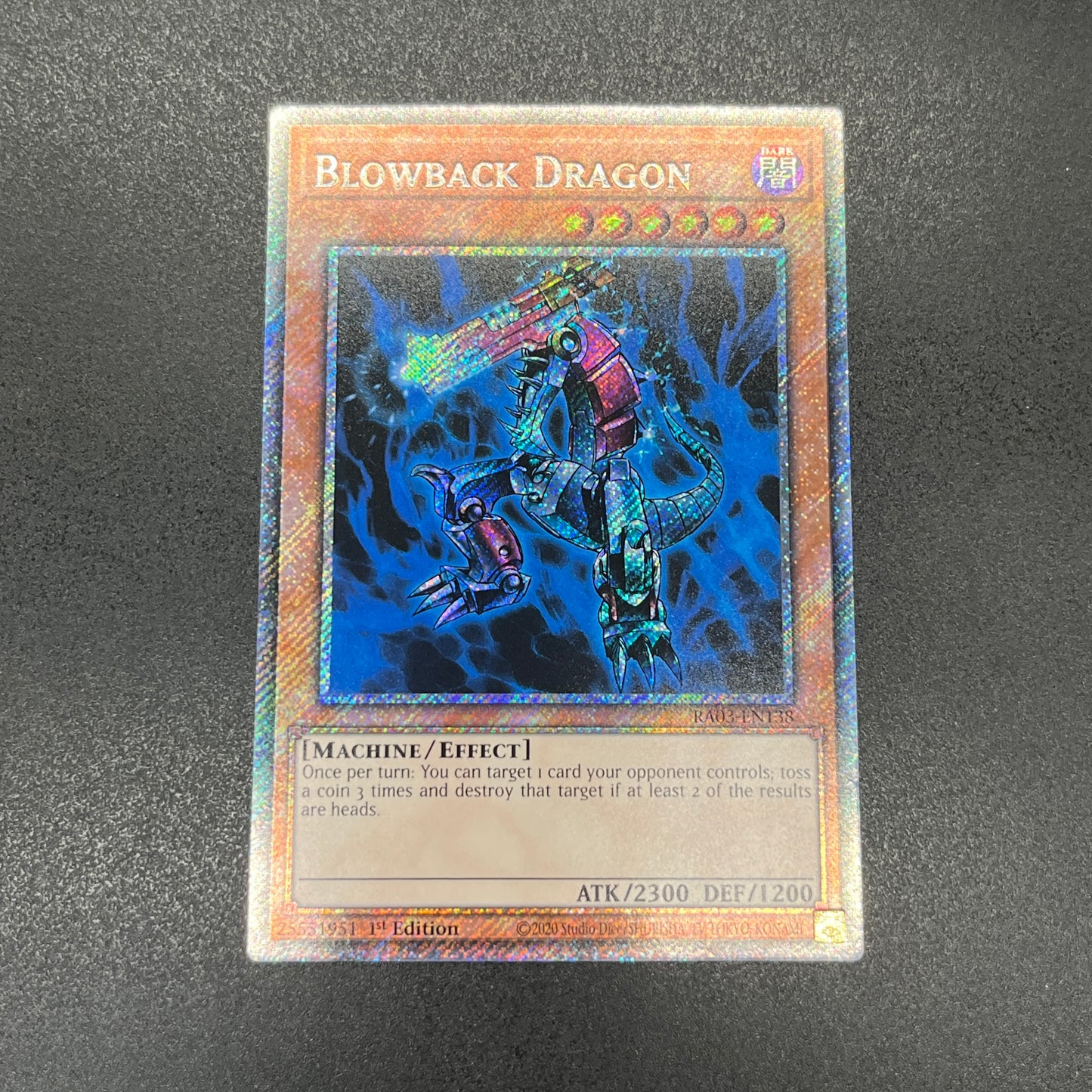 遊戯王 ブローバック・ドラゴン/プラチナ/英語/1st/EU