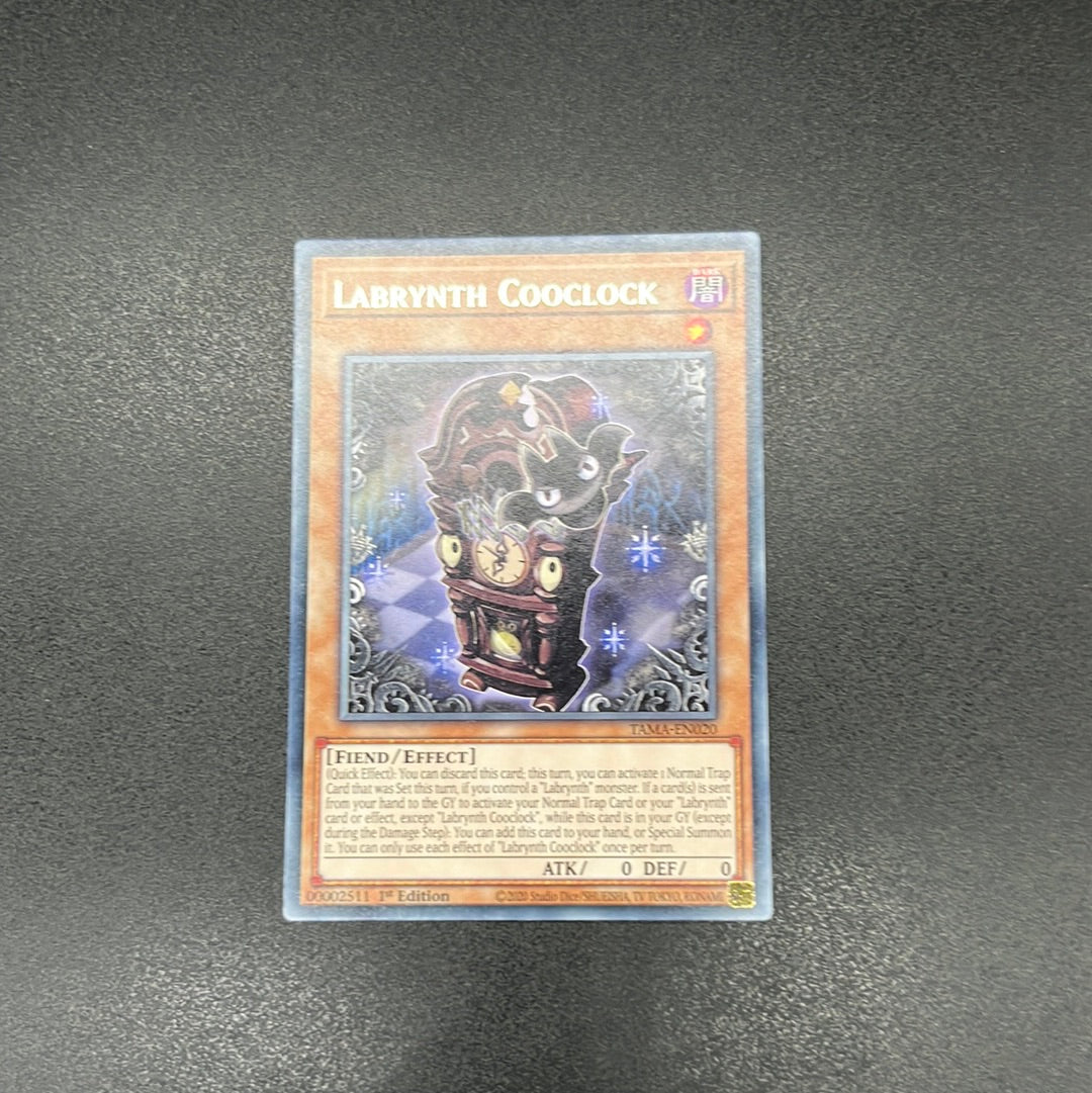 遊戯王 白銀の城の狂時計/レア/英語/1st