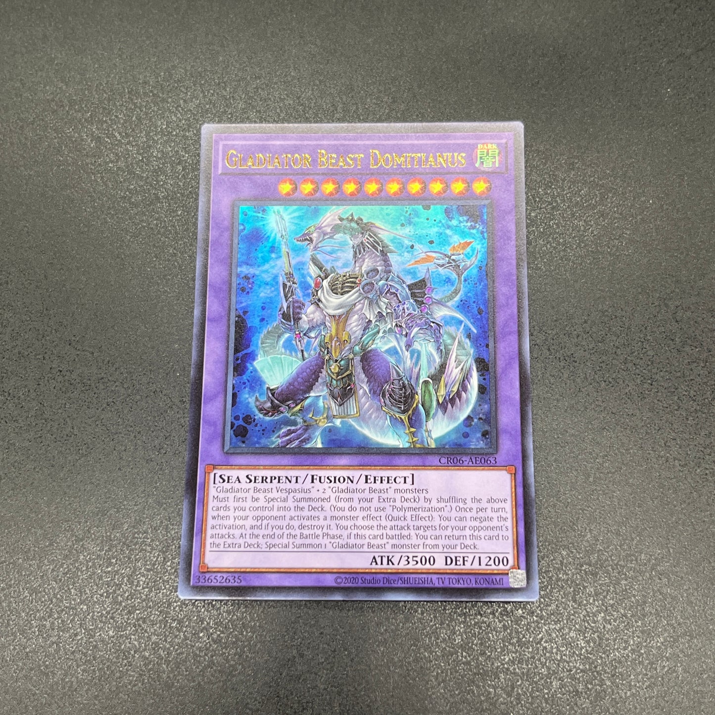 遊戯王 剣闘獣ドミティアノス/ウルトラ/英語/泰亜版