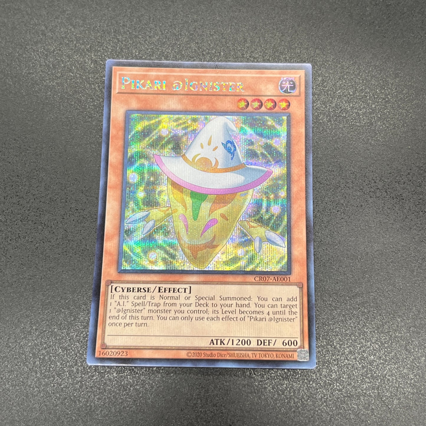 遊戯王 ピカリ@イグニスター/シークレット/英語/泰亜版