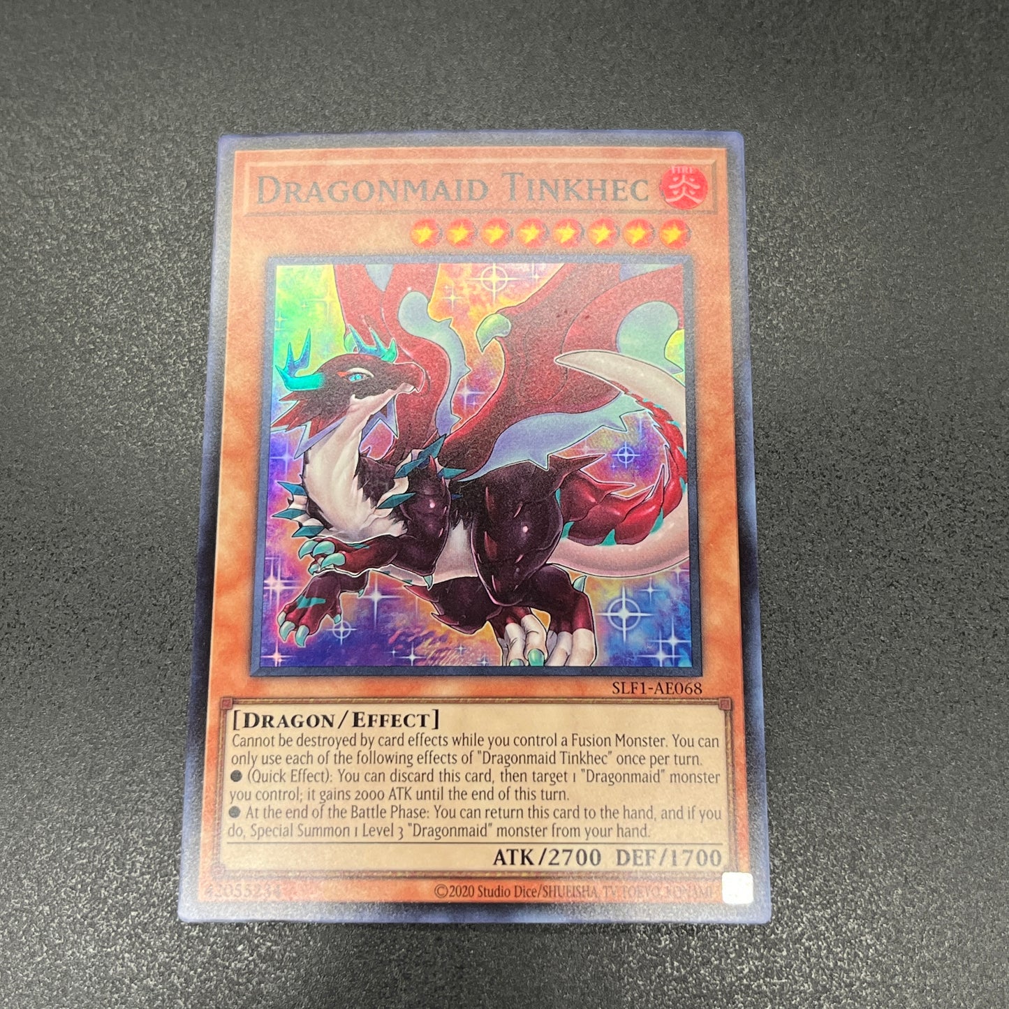 遊戯王 ドラゴンメイド・フランメ/スーパー/英語/泰亜版