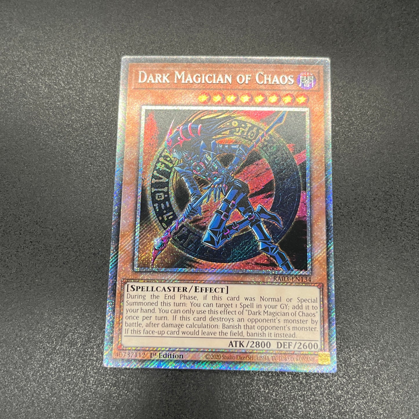 遊戯王 混沌の黒魔術師/プラチナ/英語/1st/EU