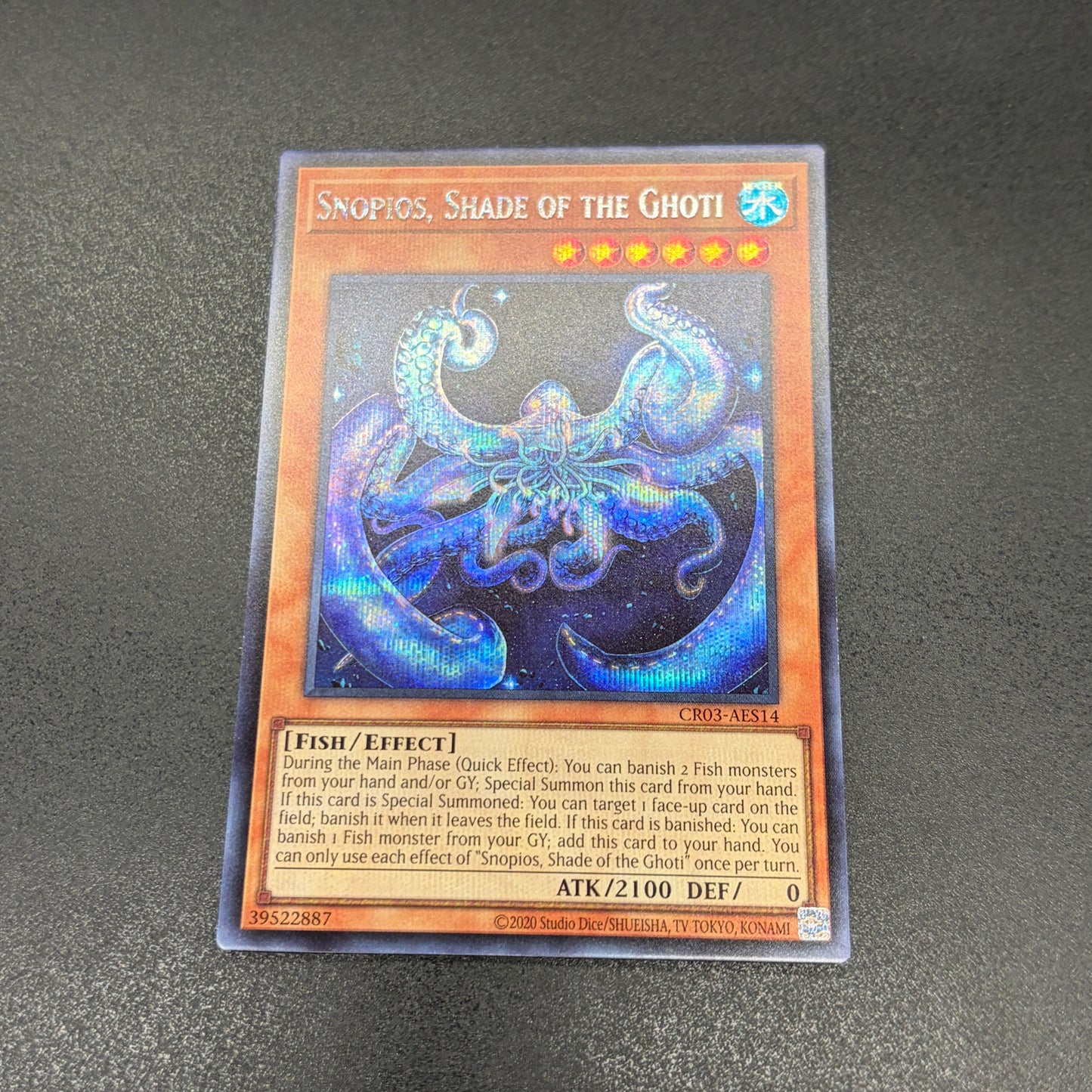 遊戯王 ゴーティスの陰影スノーピオス/シークレット/英語/泰亜版
