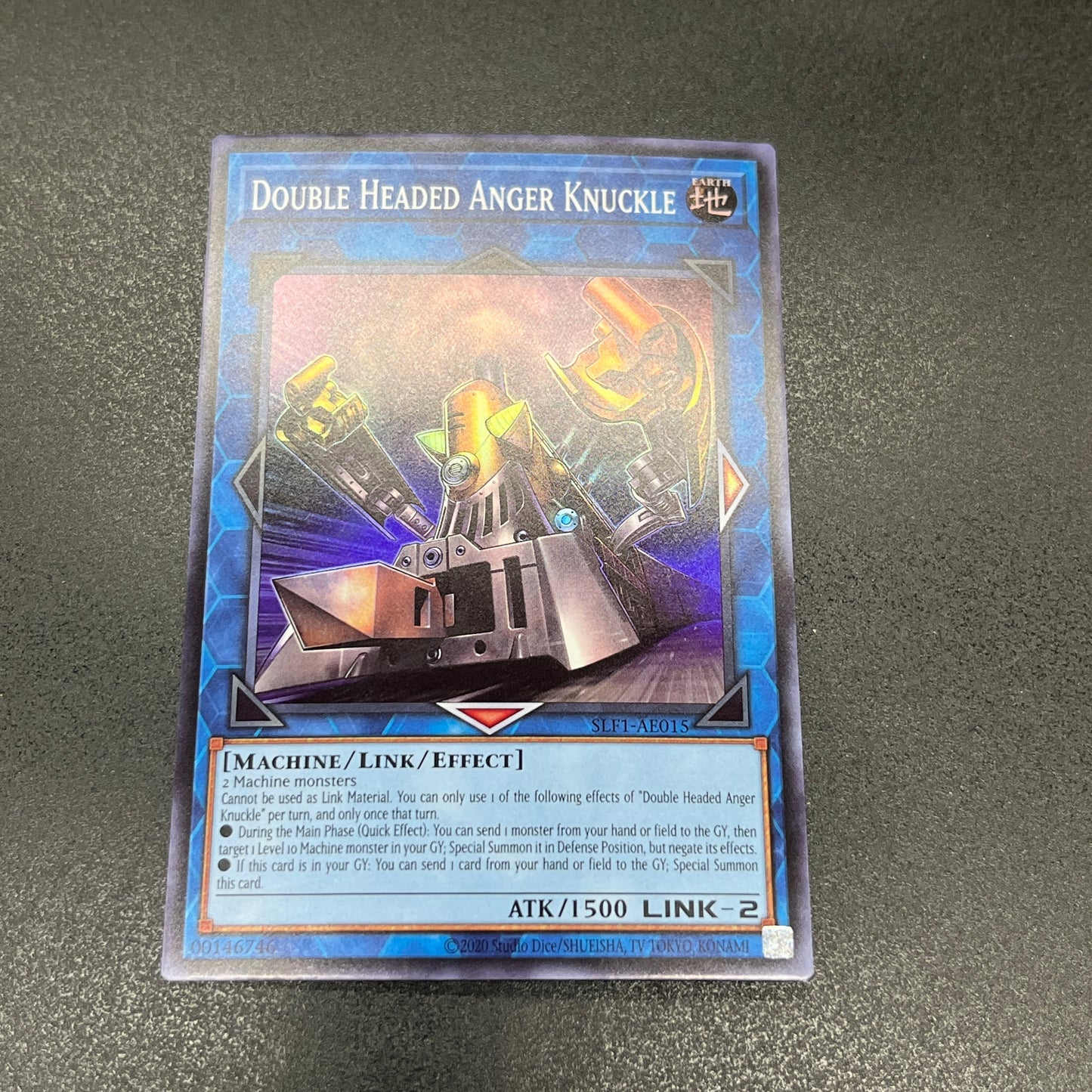 遊戯王 機関重連アンガー・ナックル/スーパー/英語/泰亜版