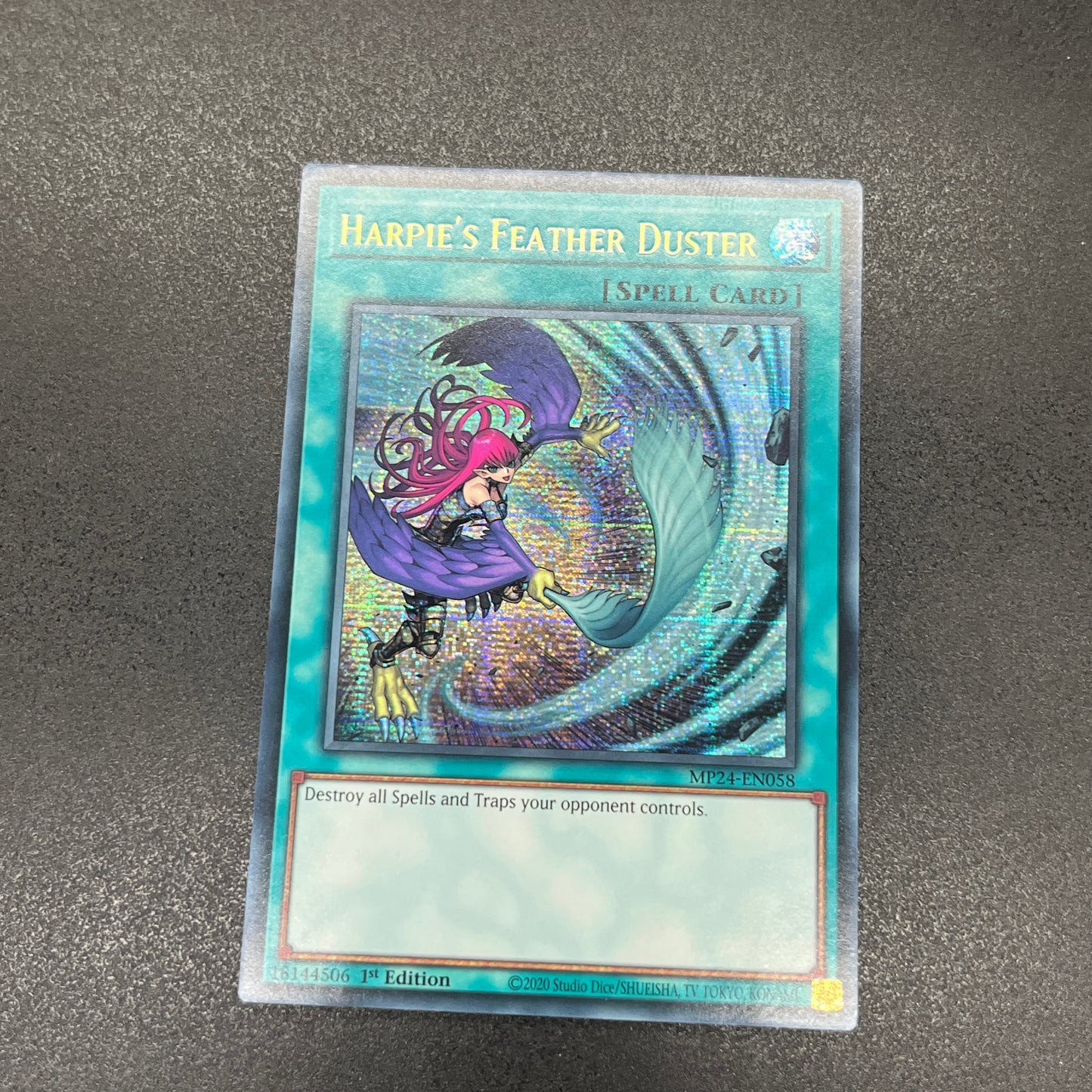 遊戯王 ハーピィの羽根箒/シークレット/英語/1st/EU