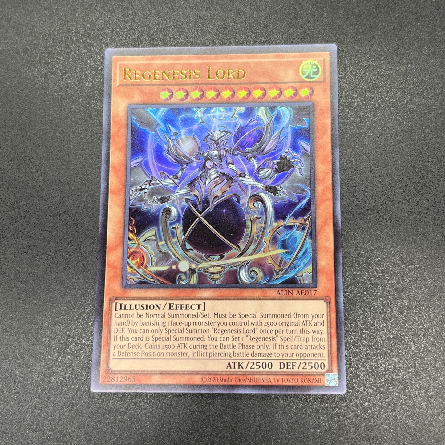 遊戯王 創世の神 デウテロノミオン/ウルトラ/英語/泰亜版