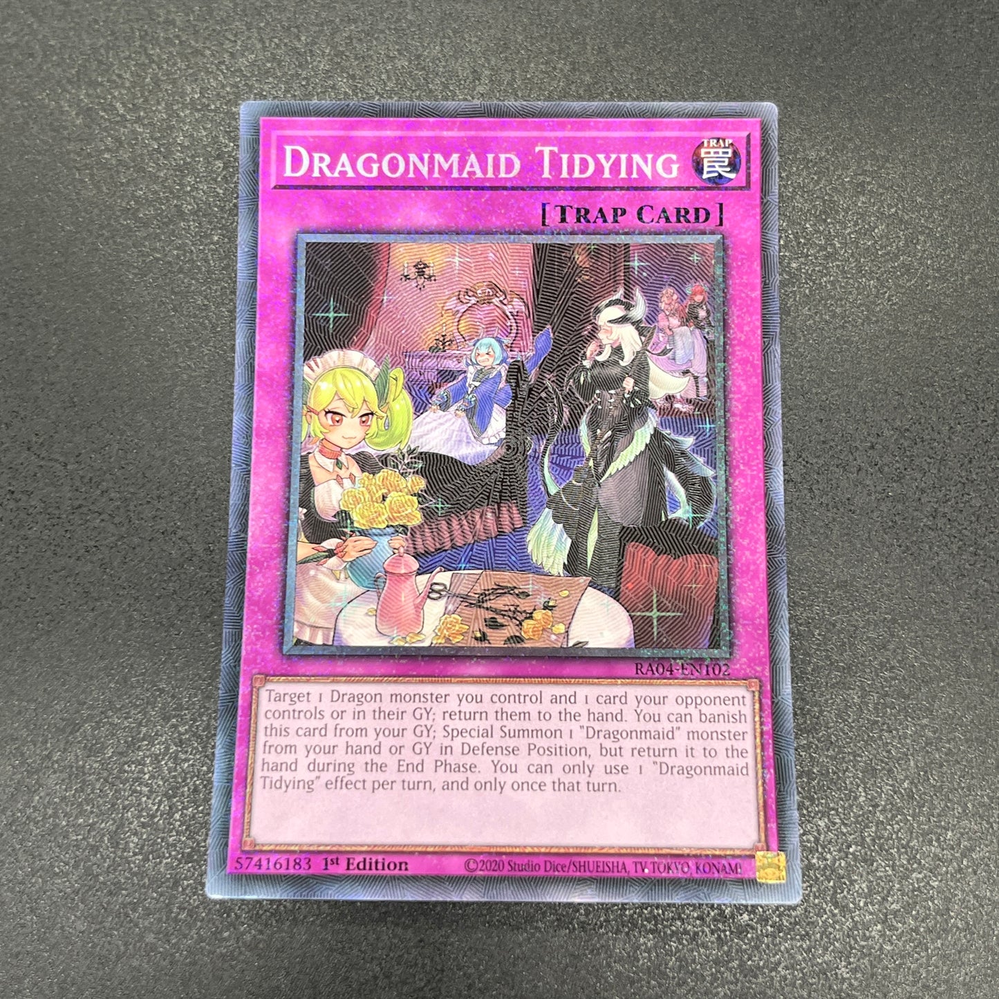 遊戯王 ドラゴンメイドのお片付け/コレクターズ/英語/1st/EU