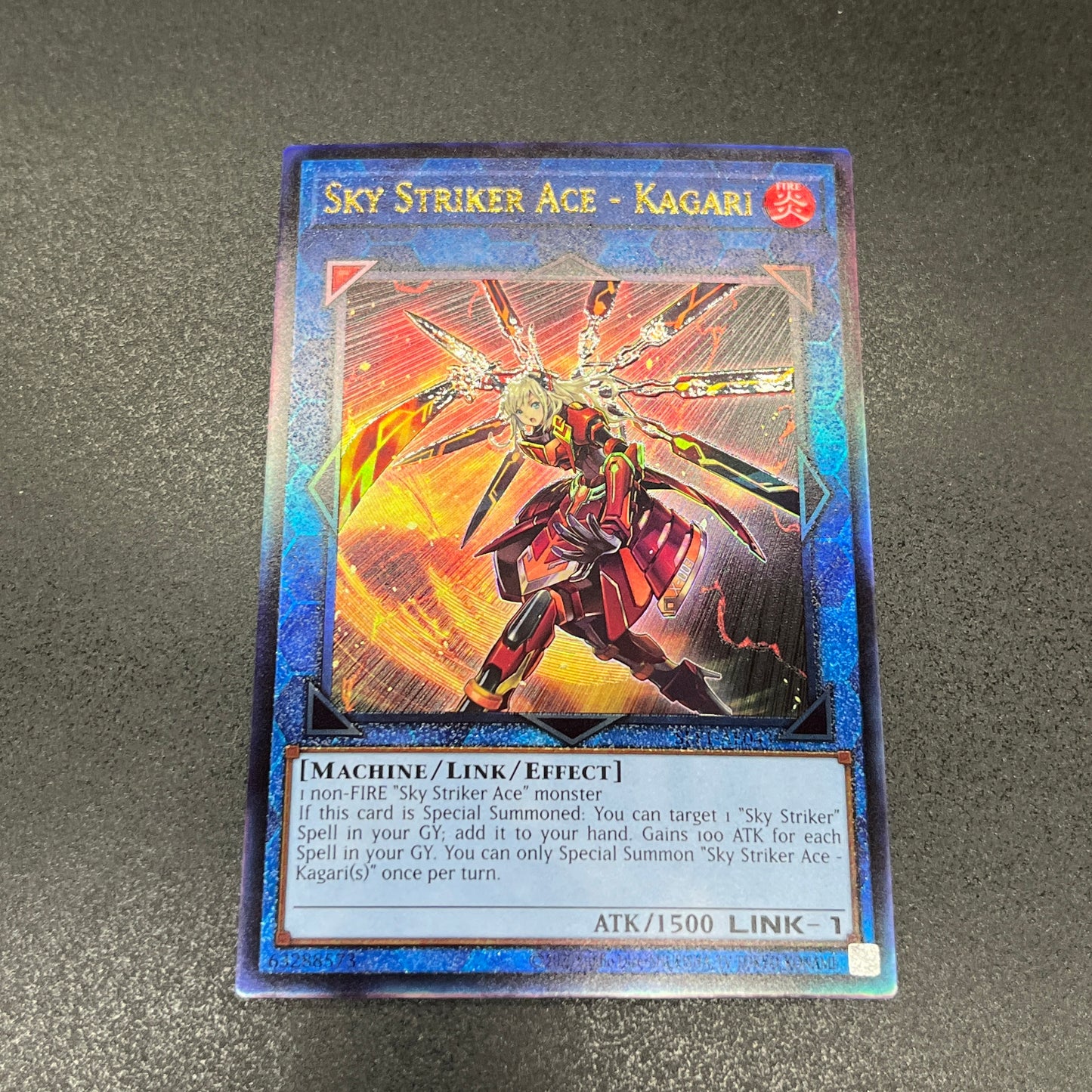 遊戯王 閃刀姫-カガリ/レリーフ/英語/泰亜版