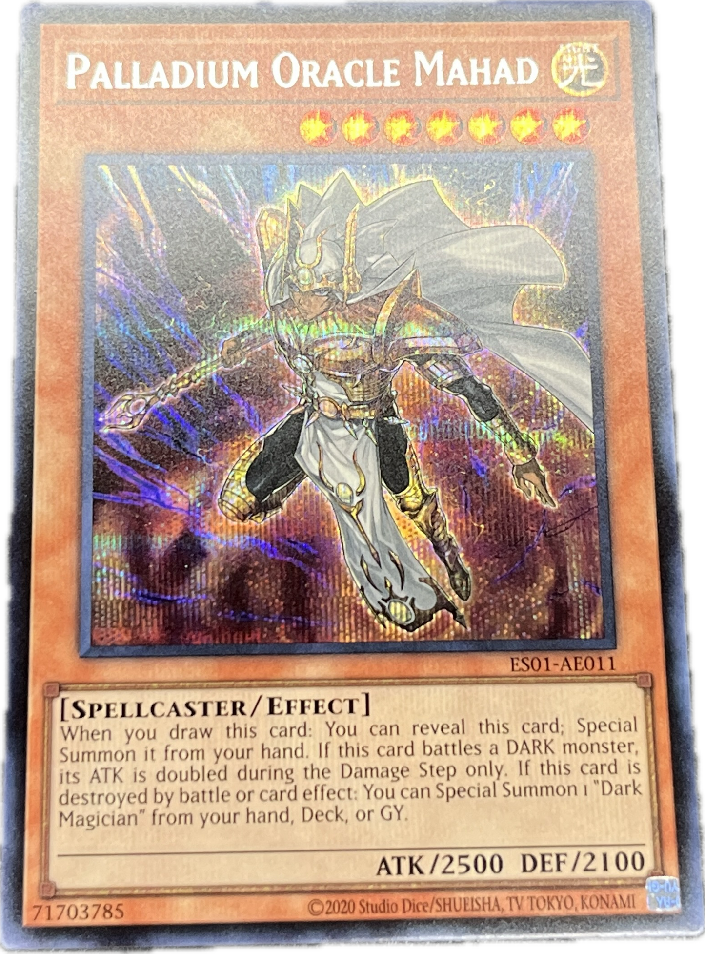 遊戯王 守護神官マハード/シークレット/英語/泰亜版